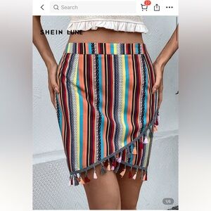 Striped skirt | size L